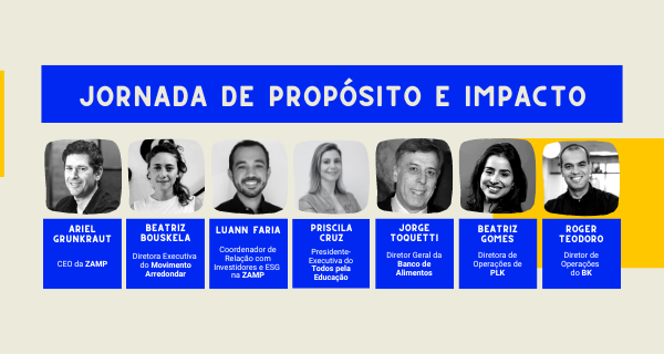 ZAMP e Arredondar promovem evento presencial de jornada de propósito e impacto