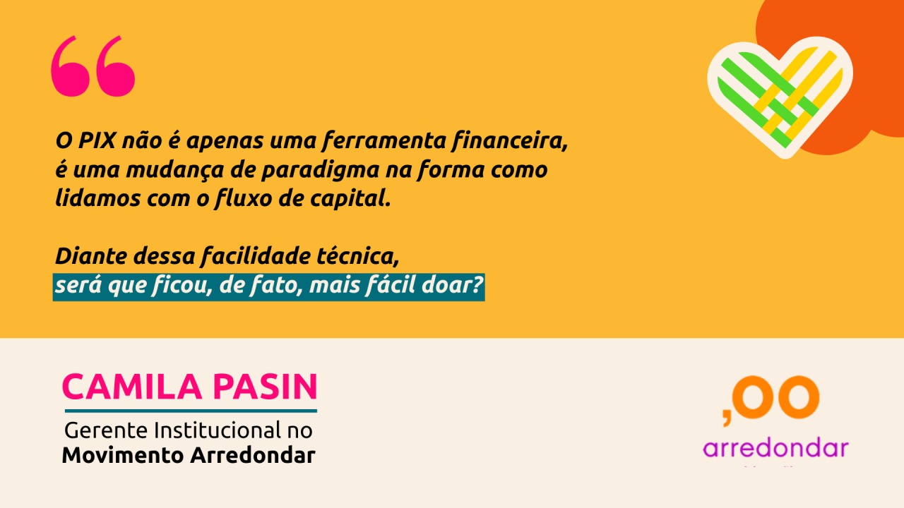 A geração do PIX vai transformar a cultura de doação?